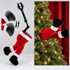 Animated Christmas Legs Tree Decoration, Funny Kicking Holiday Decor LM32 670001