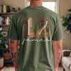Custom Football Number & Name Faux Patchwork Back Comfort Shirt HO82 903396