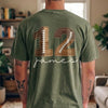 Custom Football Number & Name Faux Patchwork Back Comfort Shirt HO82 903396