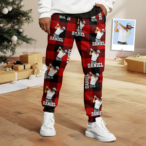 Custom Photo Golf Sweatpants Christmas Gift For Golf Lovers, Golfer HA75 898526