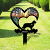 Personalized You Were My Favorite Hello & My Hardest Goodbye Dog Loss Garden Stake LM32 893853