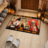 Custom Dog Cat Photo No Need To Knock We Know You're Here Halloween Doormat HO82 903222