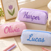 Custom Name Embroidered Seersucker Pencil Case, Back to School Gift, School Organizer LM32 669655