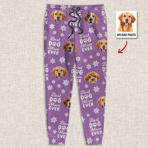 Custom Photo Best Dog Dad Dog Mom Paw Paw - Personalized Sweatpants Gift For Pet Lovers HO82 894380