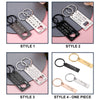 Custom Metal Couple Keychain Personalized Matching Keychains Anniversary, Valentine's Day Gifts HA75 920154