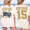 Custom Senior Dad Mom Football Shirt, Personalized Photo Tee with Name & Number Back, The Final Quarter, Class of 2027 Gift HO82 903214