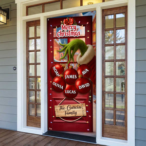 Custom Funny Ew People Christmas Family Merry Grinchmas Door Cover CH07 899964