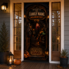 Personalized Welcome To The Halloween Party Haunted House Door Cover LM32 669929