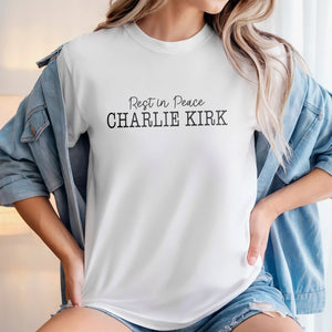Rest In Peace Charlie Kirk Memorial Bright Shirt LM32 65445