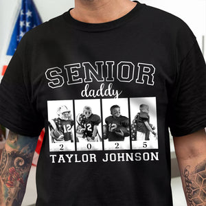 Custom Photo Senior Football Mama Dark Shirt Gifts For Football Mom, Football Lover CH07 899446