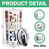 Dad The Man The Myth The Legend - Personalized Fat Tumbler For America Dad Grandpa CH07 895912