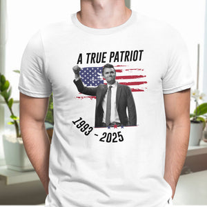 Charlie Kirk - A True Patriot Bright Shirt LM32 65437