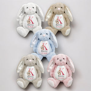 Custom Name Bunny Plush New Baby Gift, Baby Shower Gift From Family Members HA75 891980