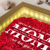 You Are The Heart Of Our Family Personalized Flower Shadow Box Mother's Day Gift HA75 892040