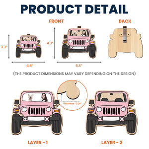 Custom Photo Visor Clip Gift For Dog Cat Lovers HO82 893654