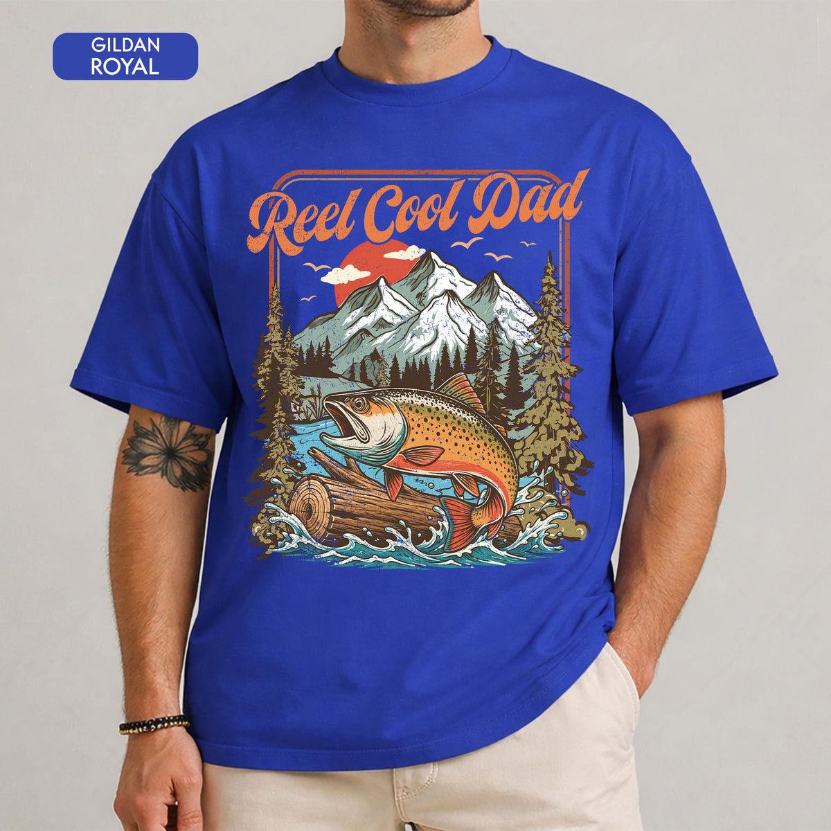 Reel Cool Dad Comfort Shirt, Father's Day gift, Dad And Kid Fishing Matching Shirt LM32 669243