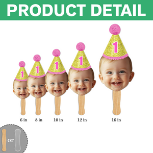 Custom Face Photo Fans Personalised Birthday Gift Party Decor HA75 892054