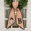 Personalized Embroidered Initial Halloween Ghost Seasonal Wreath Sash LM32 669757