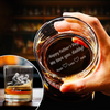 Custom Photo We Love You Daddy Happy Father's Day Whiskey Glass TH10 892793