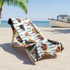 Custom Cute Dog Face Tropical Party Summer Beach Towels LM32 893441
