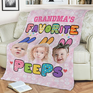 Custom Photo Favorite Peep For Easter Day Blanket TH10 892519