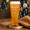 Custom Photo To The World's Best Dog Dad Personalized Pilsner Glass HA75 892754