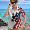 Personalized America Pride 250 Years Anniversary 1776–2026 Eagle Kid Hawaii Shirt TH10 169405