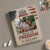 Custom Photo US 250th Anniversary 1776-2026 - Patriotic Gift for Family TH10 170003