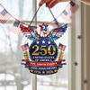 Custom Family Name America 250th Anniversary Acrylic Suncatcher CH07 910618