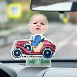 Custom Face Bobblehead Car Dashboard Decoration Gift For Dad Shaking Head HO82 893842