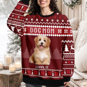 Custom Photo Dog Dad Dog Mom Ugly Sweater HA75 892916