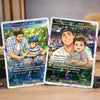 Custom Photo Inspired Keepsake Card Personalized Gamer Dad Gift, Father's Day Gift for Geeky Dads HA75 921314