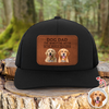 Custom Photo Dog Dad The Man The Myth The Snack Dealer Leather Patch Hat HO82 902428