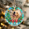 Custom Photo Dog Christmas Acrylic Ornament Gift For Dog Lovers HA75 919168