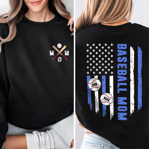 Custom Baseball Dad Shirt with Kids Name Back & Front Dark Shirt CH07 895870