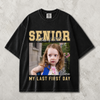 Custom Photo Senior 2027 My Last First Day Comfort Shirt CH07 180306