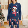 Custom Dog Christmas Photo Sleepwear Matching Clother For Dog Lovers CH07 896682