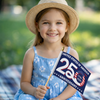 United States Of America 250th Anniversary Handheld Flag HA75 898900