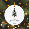 Personalized Custom Name Family Ceramic Ornament For Christmas TH10 170651
