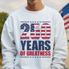 250 Years of Greatness USA Flag Patriotic 1776-2026 Anniversary Bright Shirt LM32 895227