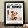 Custom Photo Best Mom Ever To The Heart Of Our Homes Picture Frame Mother's Day Gift HA75 920680
