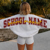 Custom School Name Senior Shirt, Shoulder to Shoulder Sweatshirt, Hoodie LM32 669815