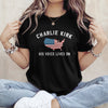 Charlie Kirk - His Voice Lives On Dark Shirt LM32 65461