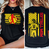 Softball Mom, Softball Dad Dark Shirt Personalized Gift For Mother's Day, Father's Day HO82 893542