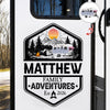 Personalized Family Adventures RV Decal - Gift For Campers HO82 902932
