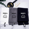 Personalized Funny Golf Embroidered Golf Towel for Golfer, Golf Ball Marker HA75 898642