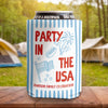 Custom Family Name Party In The USA Can Cooler HO82 902910