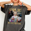Custom Childhood Photo Retro Senior 2027 - My Last First Day Comfort Shirt HA75 922056