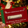Personalized Merry Christmas Money Holder Card, Holiday Cash Gift For Family & Friends LM32 669711