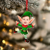 Custom Photo Baby Elf Christmas Acrylic Ornament Christmas Tree Decoration LM32 669837